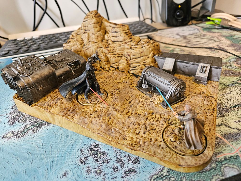 A painted You Cannot Run Duel Pack