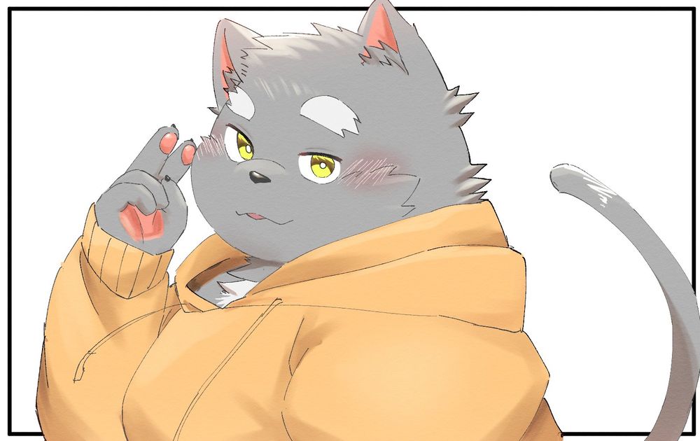 灰色のねこくん