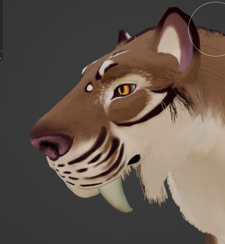 3D model of smilodon