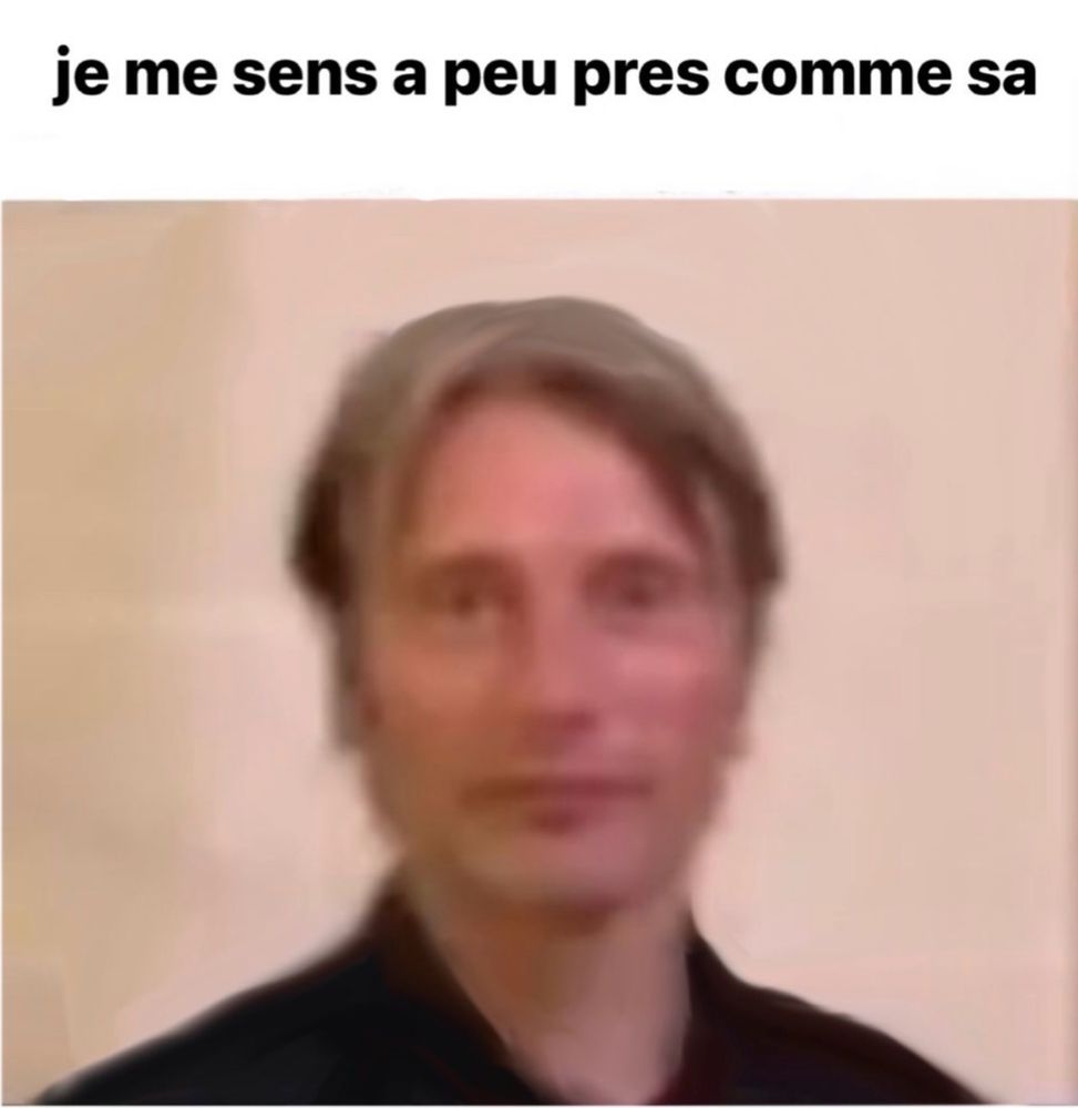 mais mikkelsen pixelisé « je me sens à peu près comme sa »
