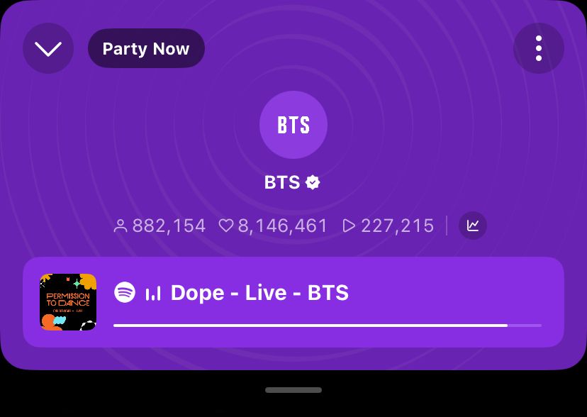 Weverse listening party