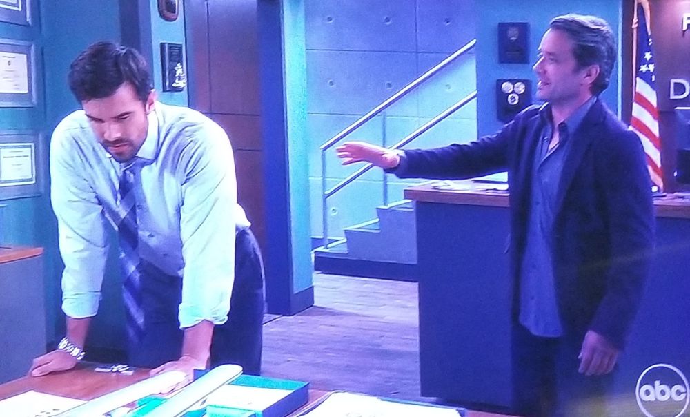 Dante and Chase at the police station 