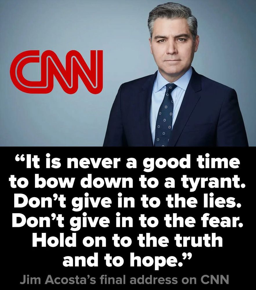 Jim Acosta’s inspirational sign-off from CNN.
