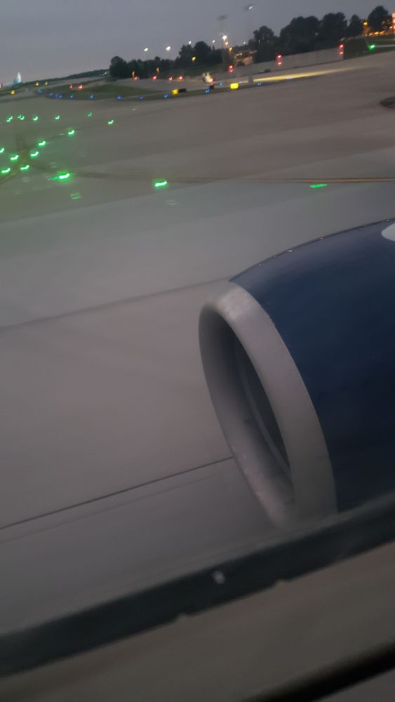 runway early in the morning
