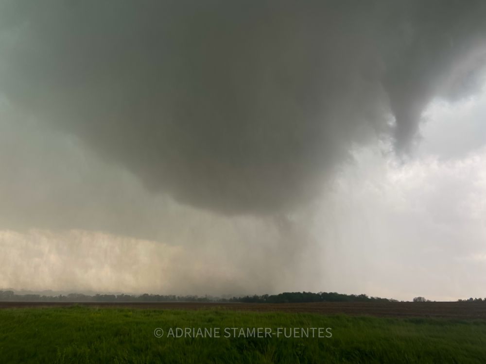 The beginning of the Greenfield, Iowa EF-4 tornado on May 21st, 2024! 