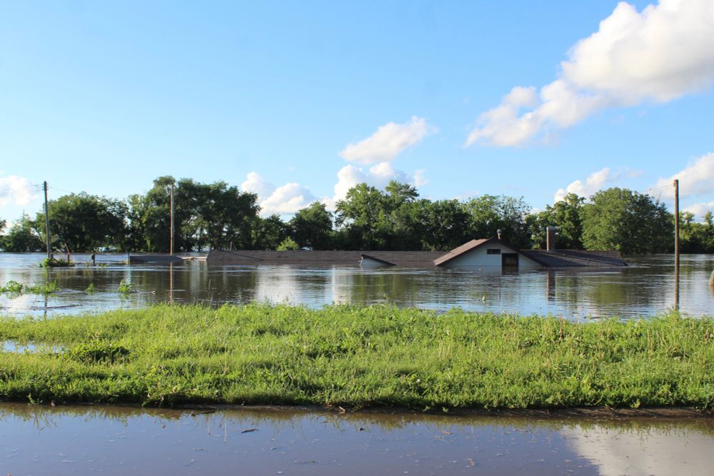 Flooding in NW Iowa on June 22nd, 2024.
