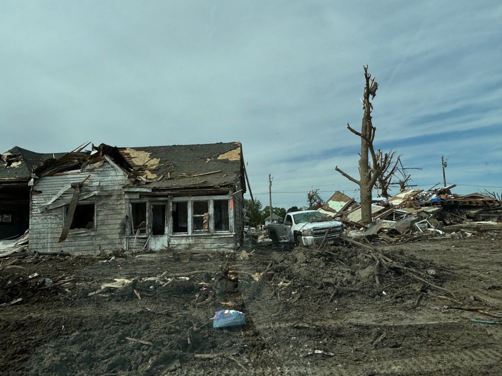 Devastating damage from the Greenfield, IA EF-4 tornado. 