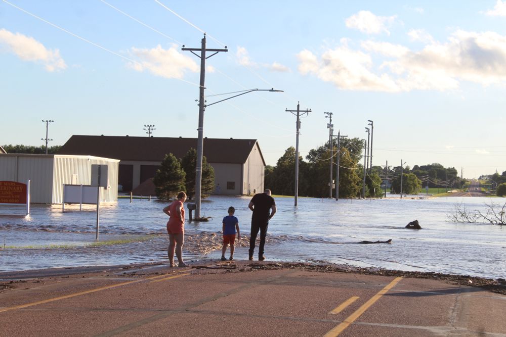 Flooding in NW Iowa on June 22nd, 2024