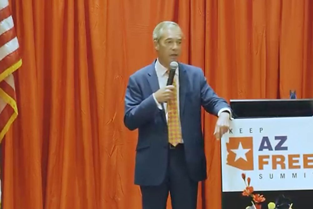 Reform leader’s praise for the “grassroots army” raises questions about his stance on their extreme views