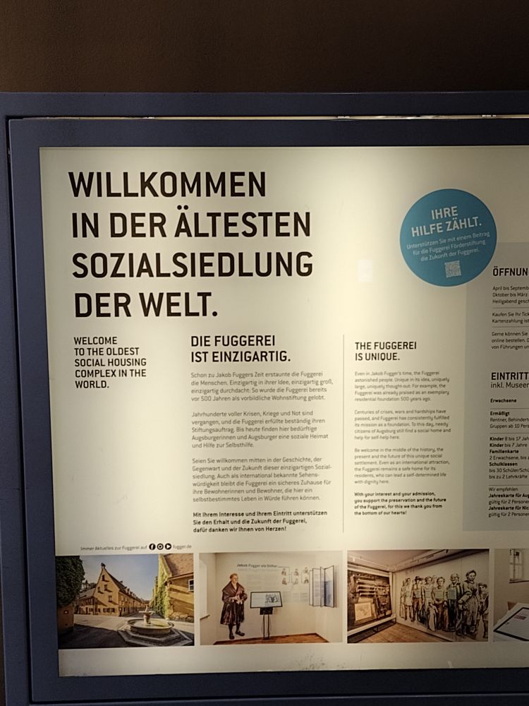 Fuggerei, Augsburg 