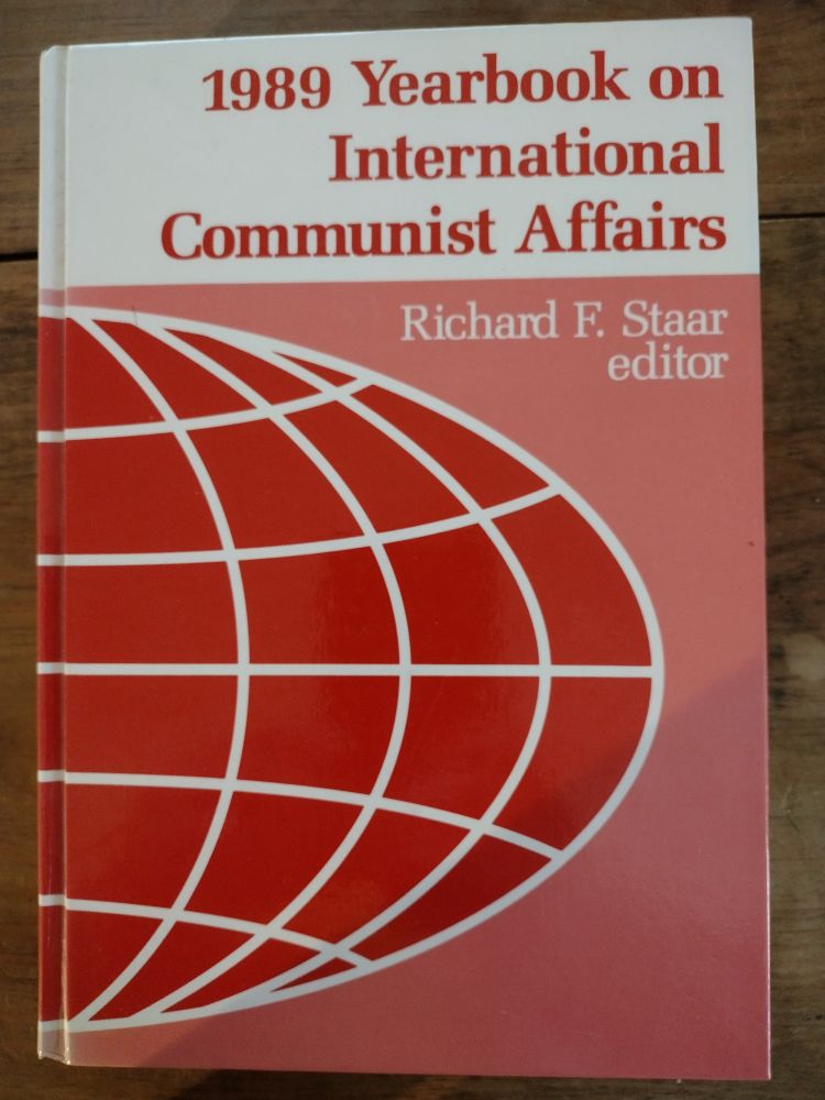 The 1989 Yearbook on International Communist Affairs