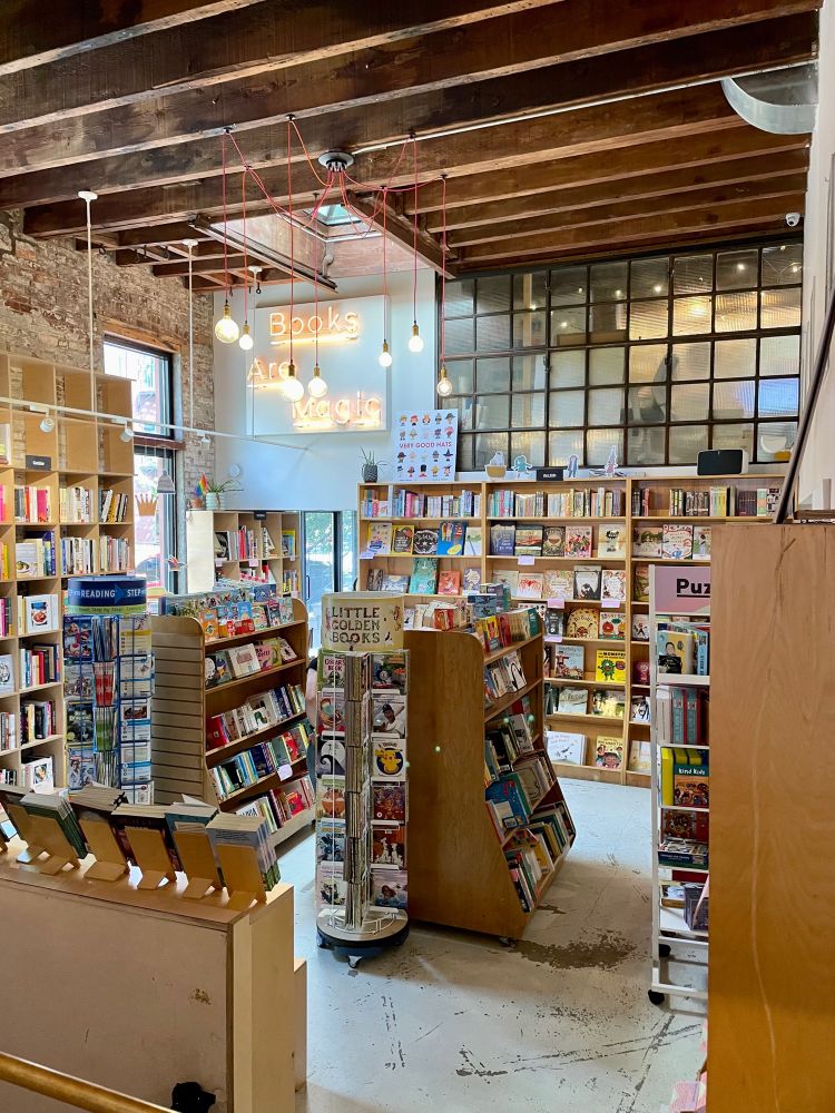 Inside of Books Are Magic bookstore