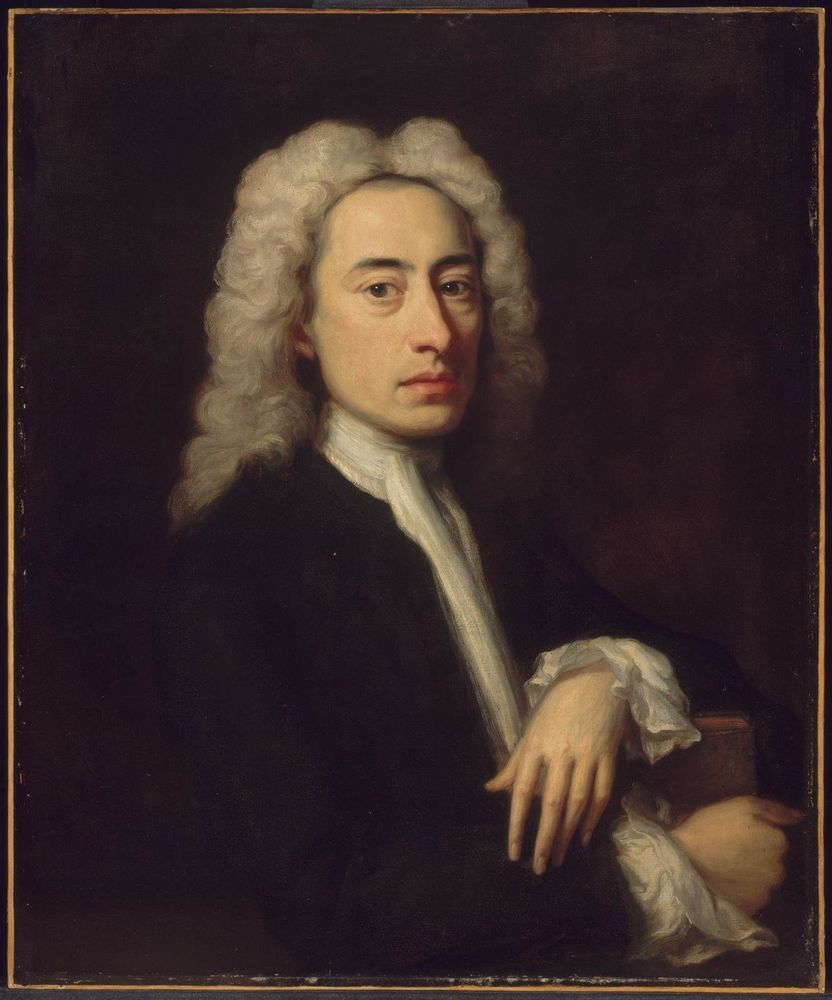 Portrait of the poet Alexander Pope