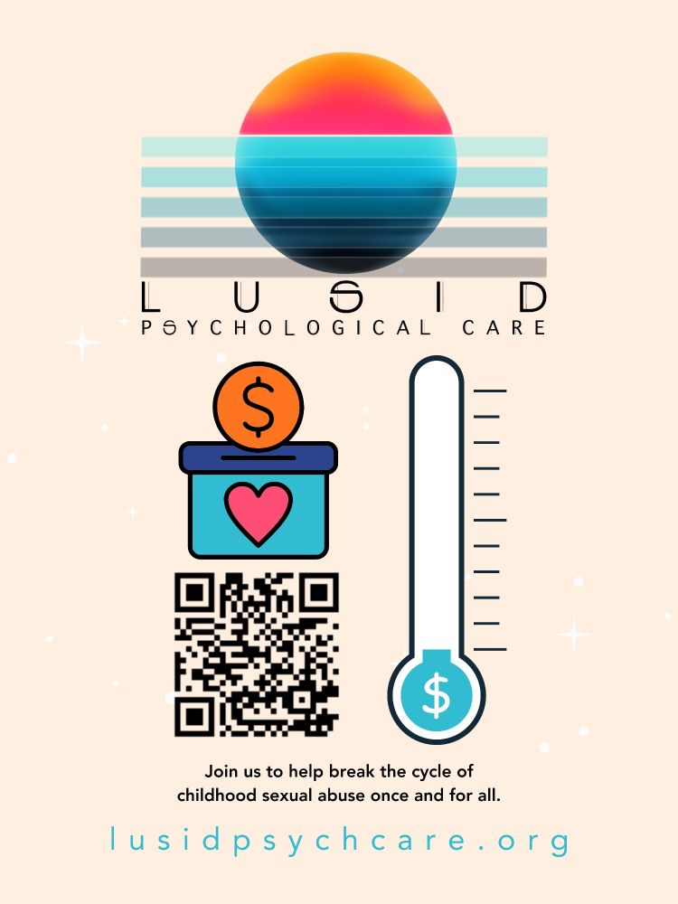 LUSID psych care dot org with a qr link 
