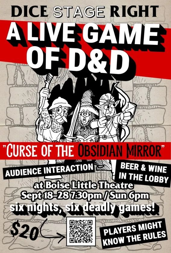 Dice Stage Right Poster