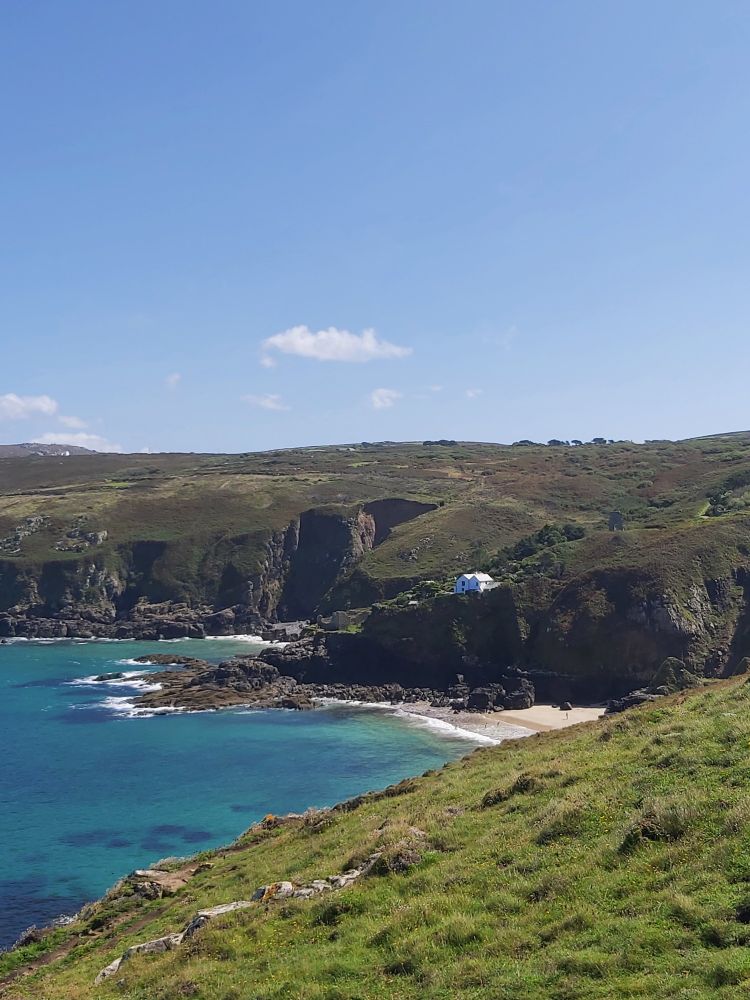 A beautiful beach scene.