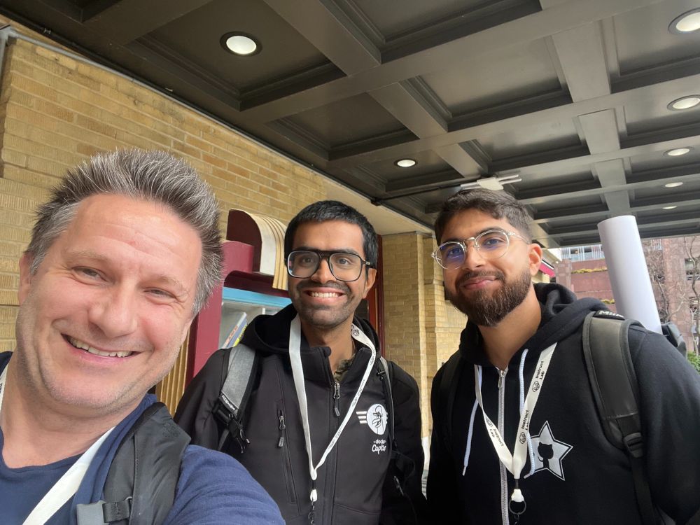 Me, Shivay and Rishab hanging at ATO AI