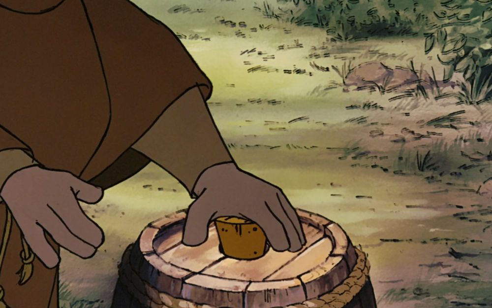 Friar Tuck corks the barrel and goes merrily about his life