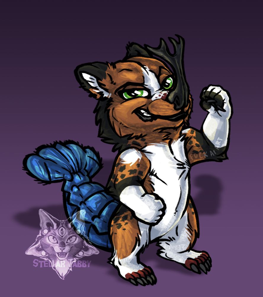 A Beetle-Bear-Lobster FLEXING proudly.