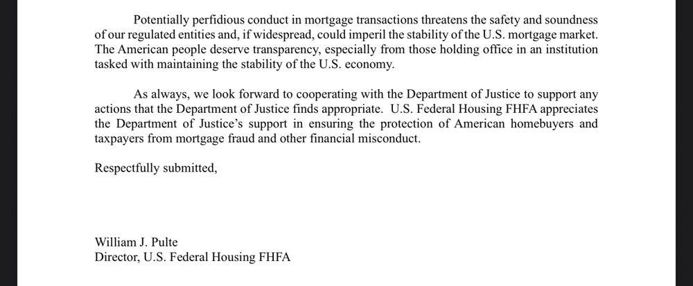 The American people deserve transparency, especially from those holding office in an institution
tasked with maintaining the stability of the U.S. economy.