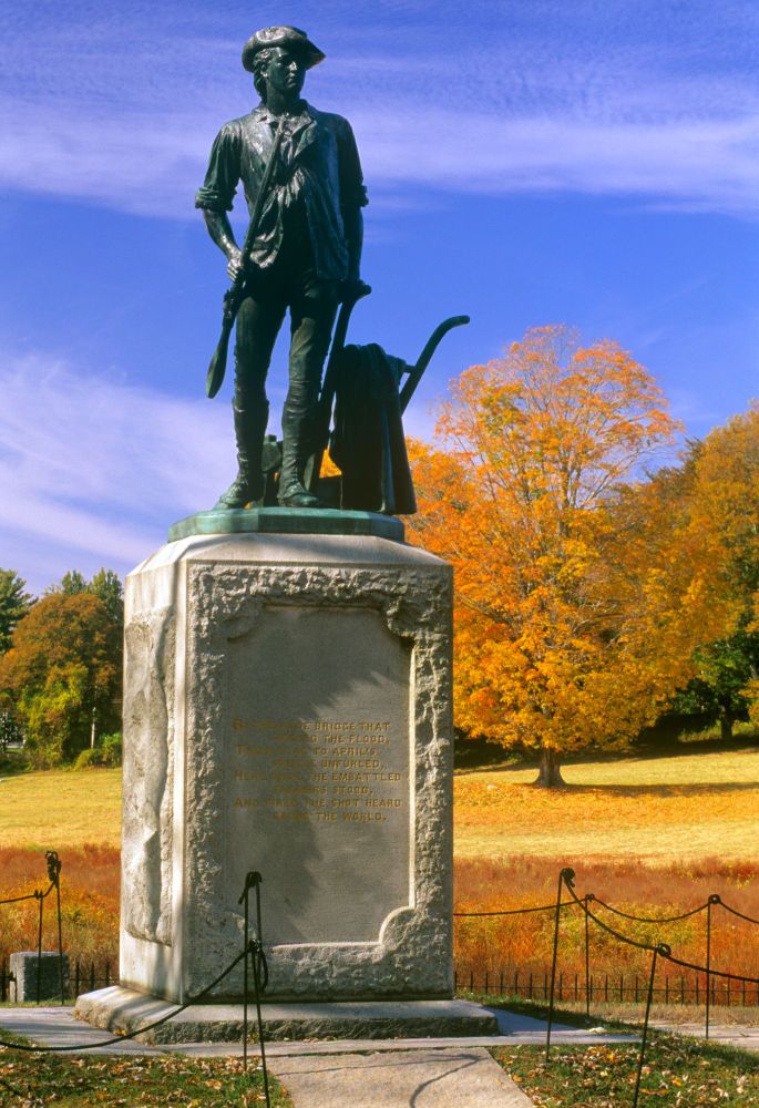 The Minute Man statue by Daniel Chester French - Minute Man National Historical Park (U.S. National Park Service)