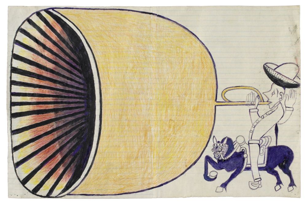The Martín Ramírez Relentless Picnic announcement horn.