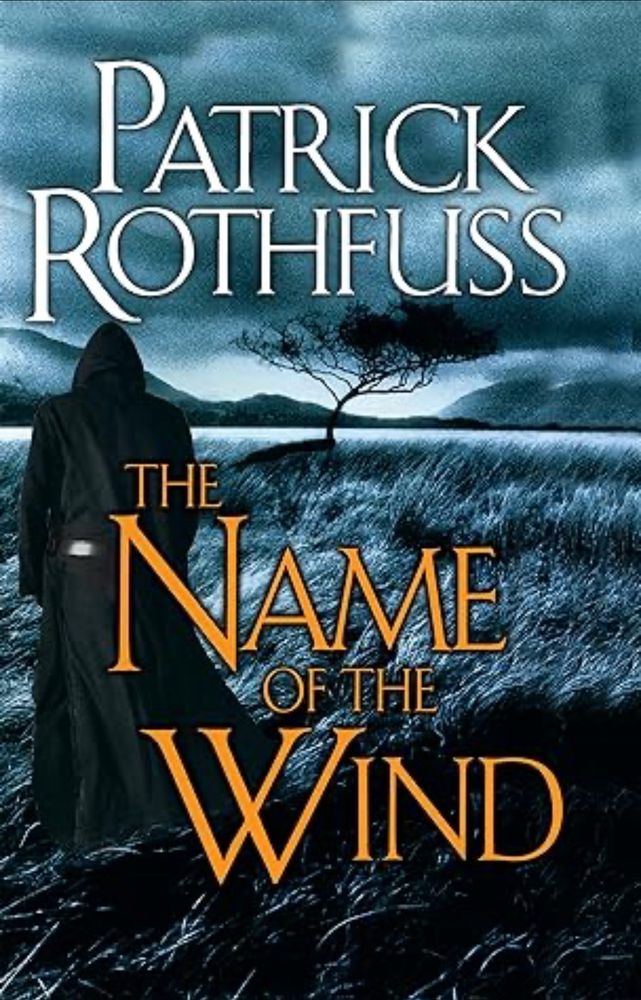 Cover of “The Name of the Wind” by Patrick Rothfuss. 
