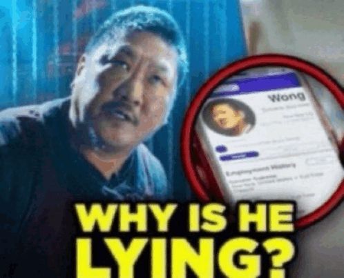 Why is he lying?