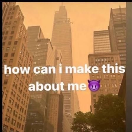 how can i make this about me