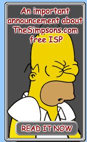 An important announcement about TheSimpsons.com free ISP