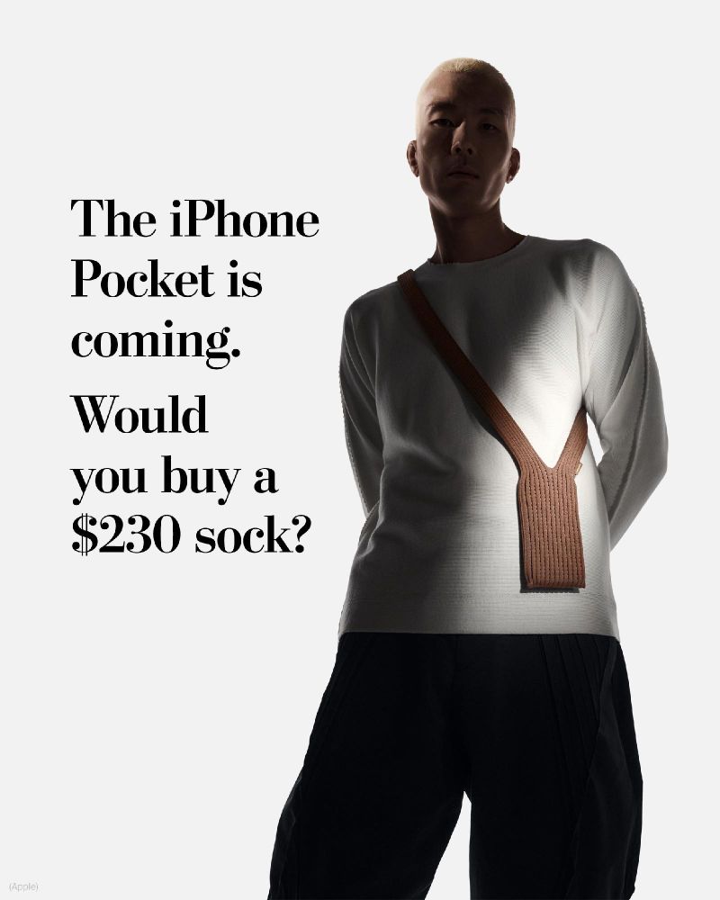 iPhone Pocket photo with the question: Would you buy a $230 sock?