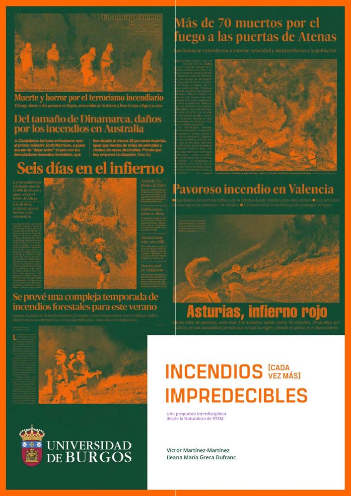 Tapa del libro: Incendios impredecibles