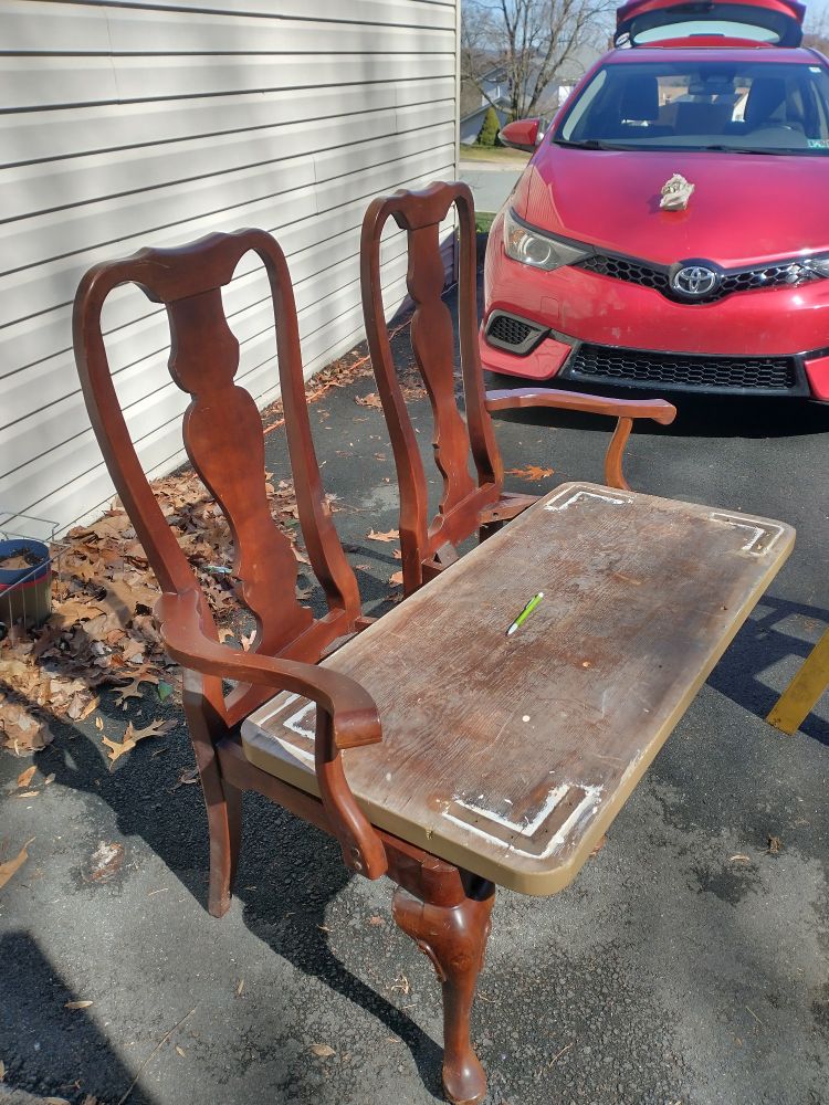 The bench seat before cutting it to fit