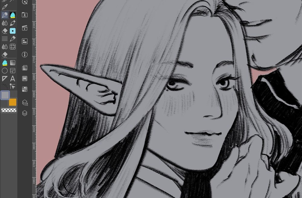 lavellan commission #nevdrawings maybe i kill solas tomorrow... for now i'm just trying to see if i can draw him