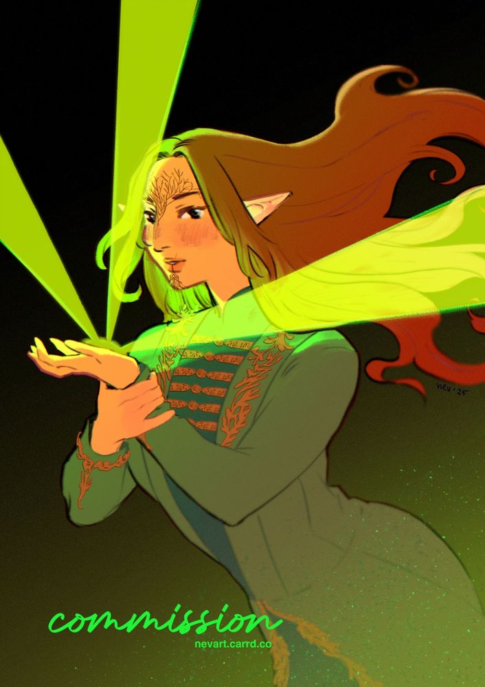 inquisitor lavellan from dragon age inquisition #nevdrawings #dragonage #commission #commissions #art