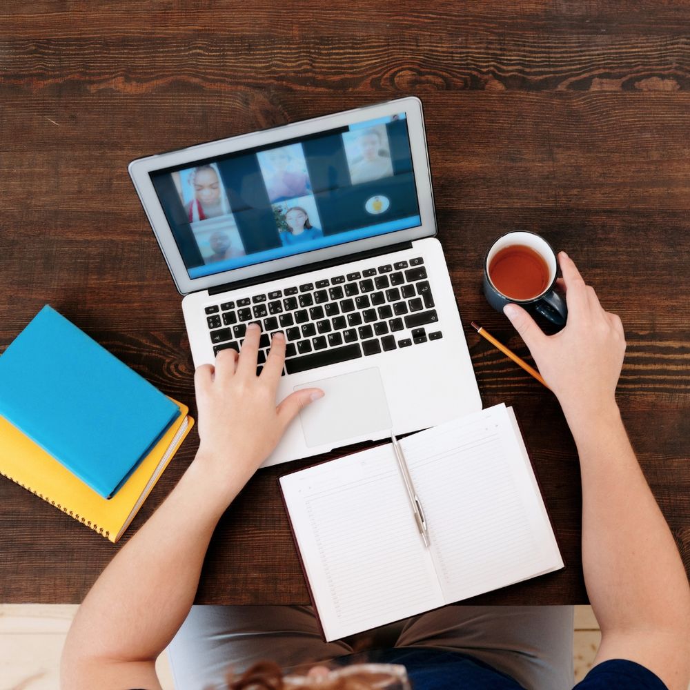 virtual team on a call