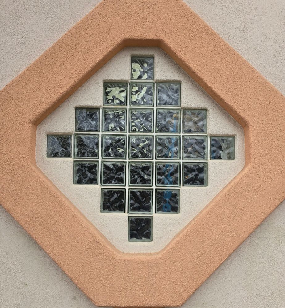 One way of counting is by going left to right. 1, 3, 5, 7, 5, 3, 1