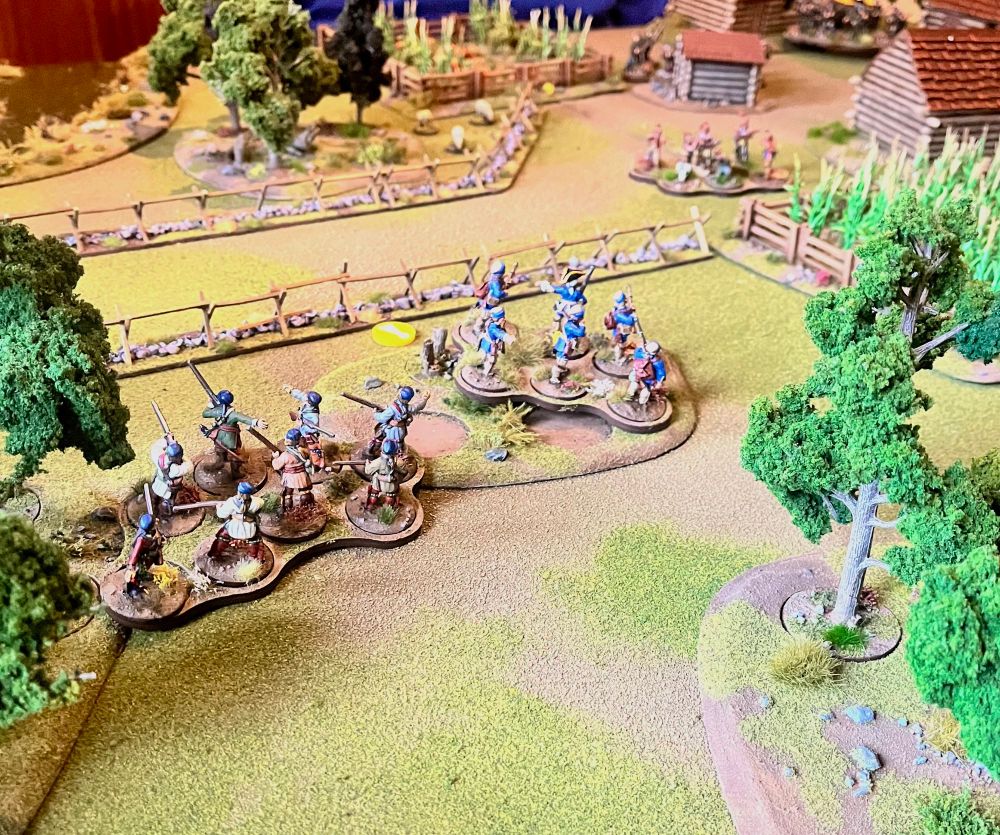 French forces advance