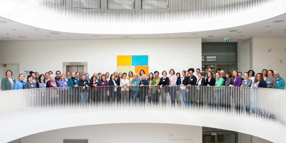 Gruppenfoto der Teilnehmerinnen des 5. Netzwerktreffens von Infect-Net an der TU München. Foto: Kathrin Czoppelt