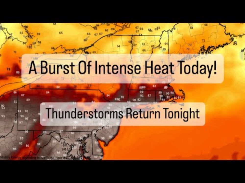 A Burst Of Heat Today!  Thunderstorms Return Tonight