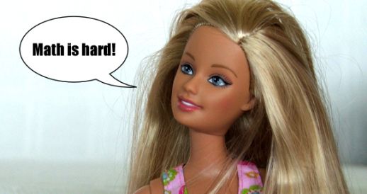 Barbie: Math is hard! 