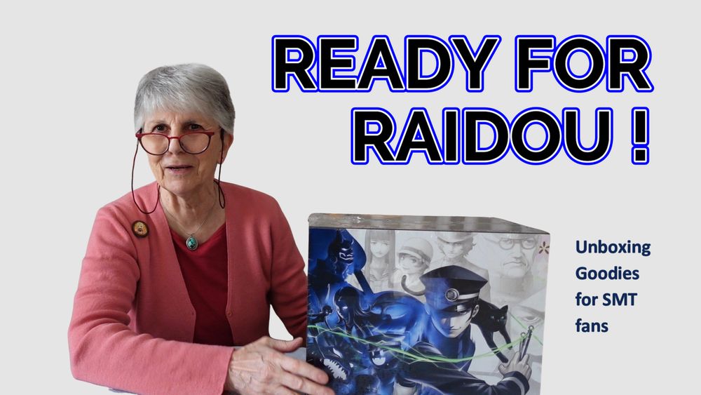 My video unboxing the SEGA promo box with goodies for the upcoming Raidou Remastered game