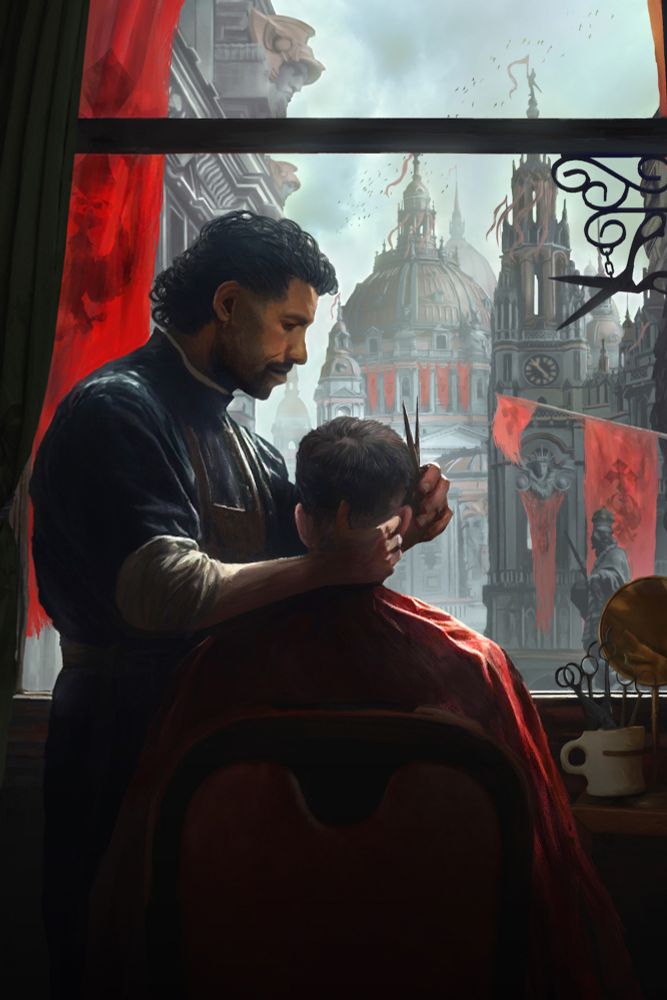 Barber Gio Monsargo has learned to stay quiet and keep his head down, offering shaves and haircuts, not political opinions. But when a high-ranking military official of the Empire begins visiting his ...