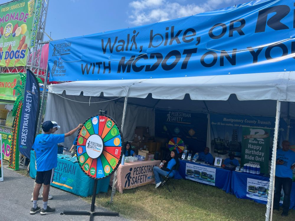 picture of our booth at the fair