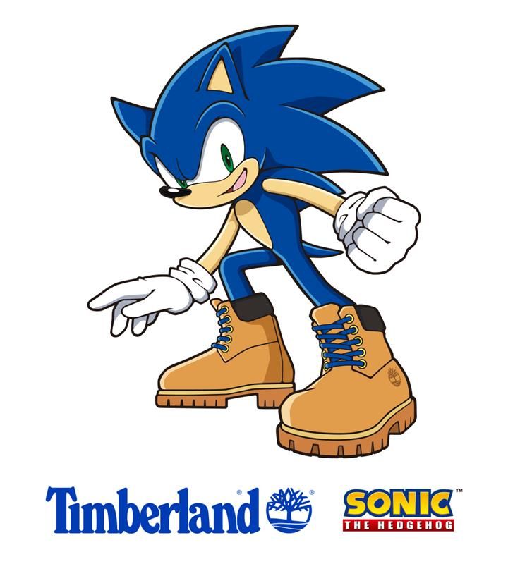 セガと「Timberland」コラボ　描き下ろしの「ソニック・ザ・ヘッジホッグ」