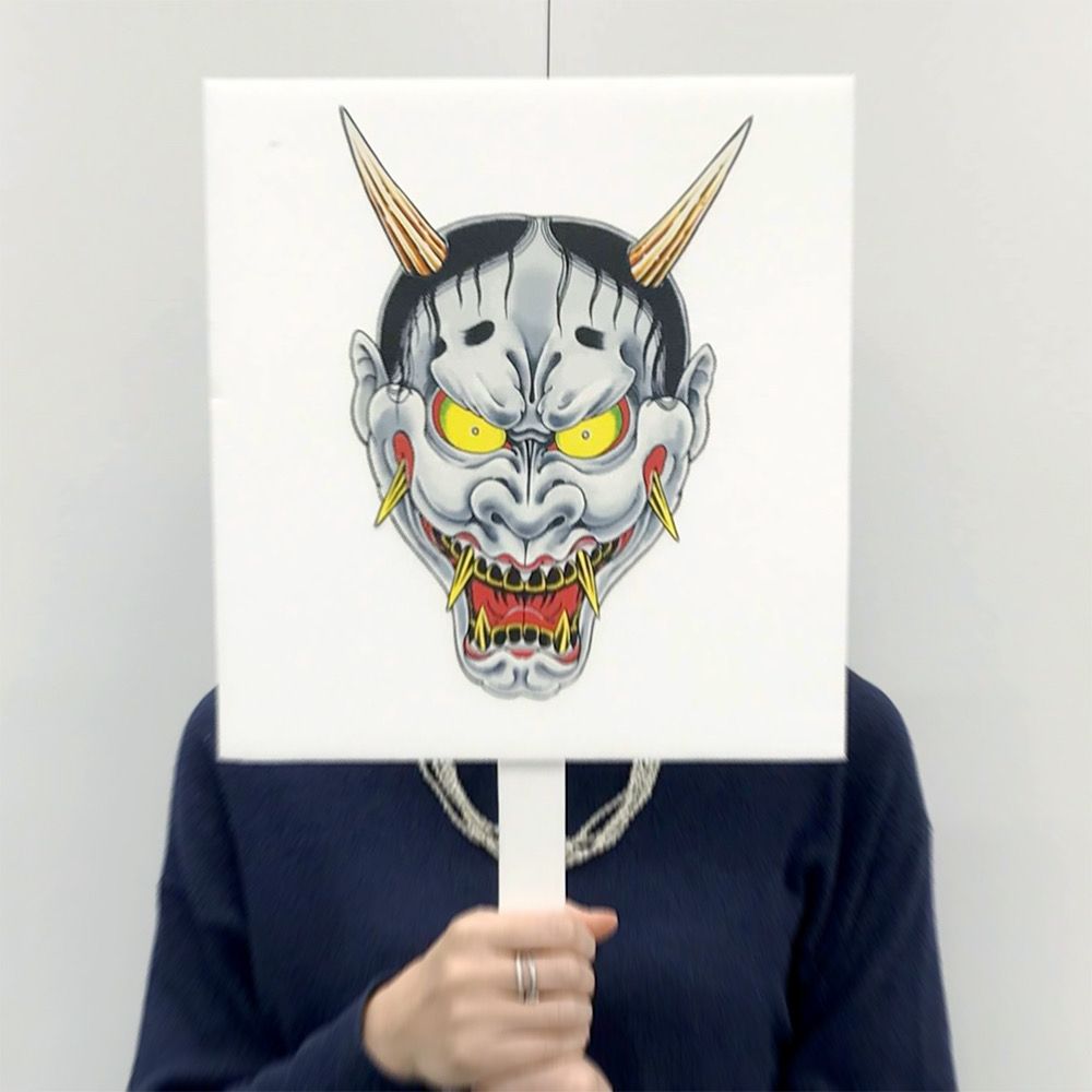 節分の鬼っぽいパネル