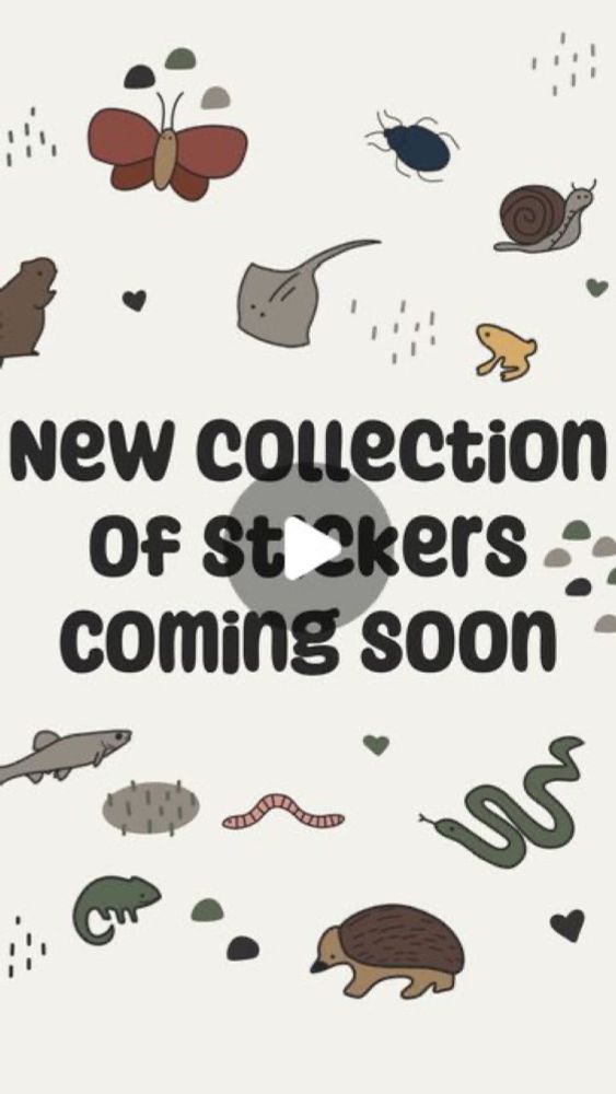 Designed With HARTman | Dr. Hartman 👩🏻‍🔬 on Instagram: "It’s “about time [they] got recognition!” My newest collection of stickers will feature species/taxa that are often underrepresented in ecology ...