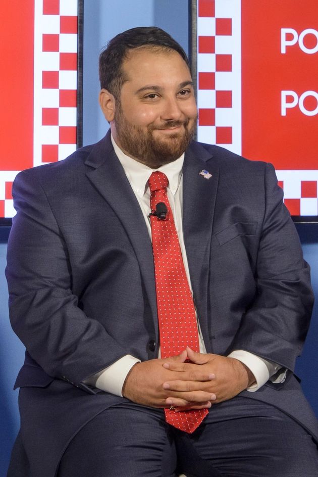 Photo of peter giunta, who is a large hirsute adult man, not a boy. 