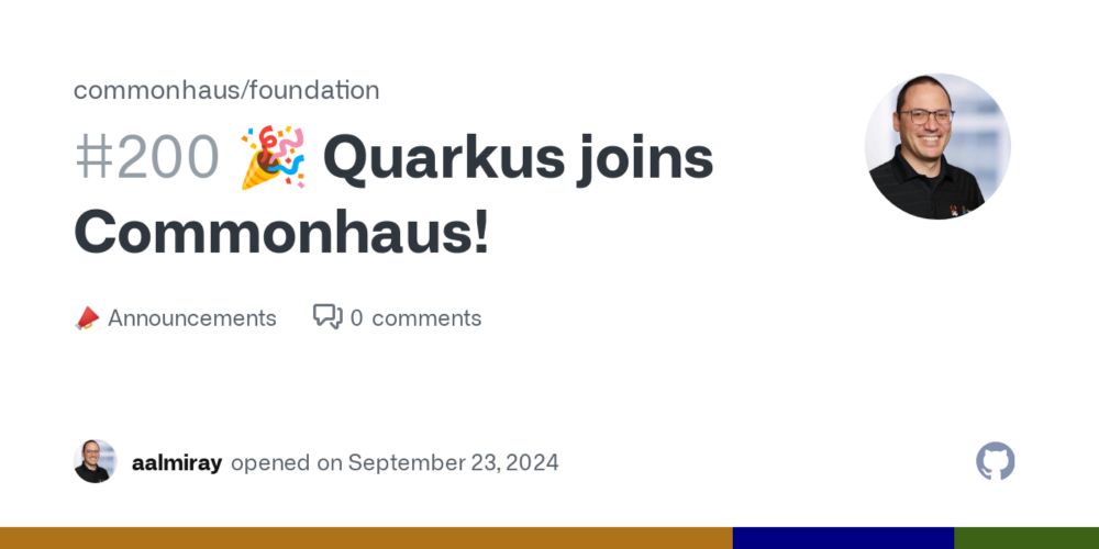 🎉 Quarkus joins Commonhaus! · commonhaus foundation · Discussion #200