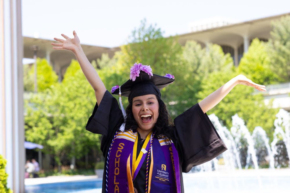 UAlbany Class of 2025 graduate Maria C. Villacreses Valarezo
